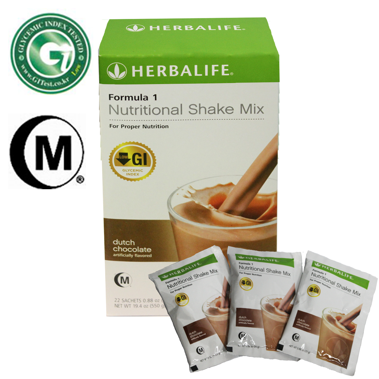 1202 Protein Shake Formula 1 Nutritional Shake Mix Sachet Dutch Chocolate
