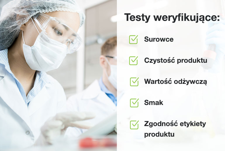 Badania produktów Herbalife Nutrition i sprawdzanie zgodności etykiet.