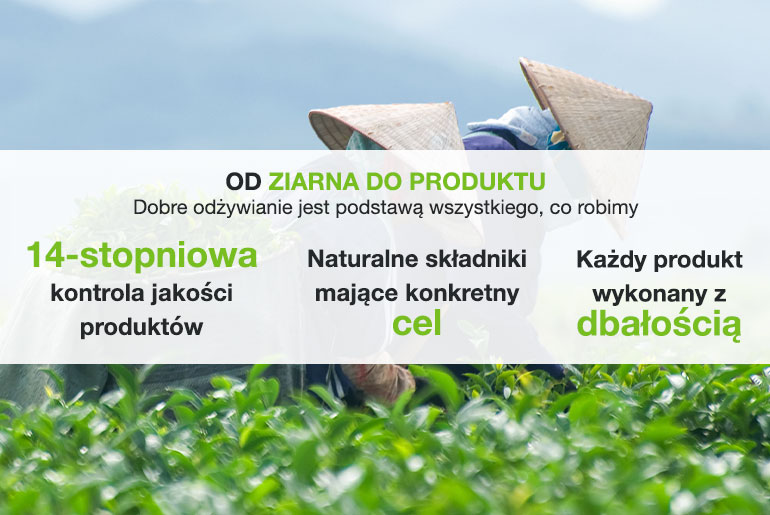 Herbalife Nutrition stosuje 14-etapowy proces gwarancji jakości produktów i wykorzystuje naturalne składniki mające konkretny cel. Każdy produkt jest wykonany z dbałością.