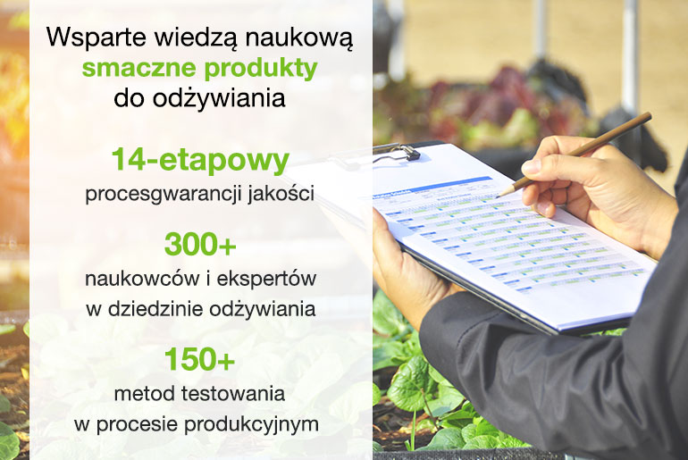 Najwyższe w branży standardy Herbalife Nutrition dotyczą wszystkich naszych produktów
