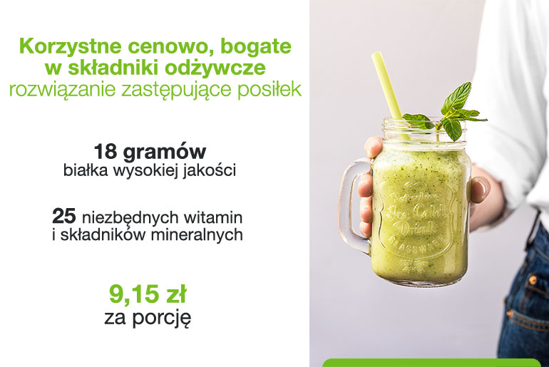 Formuła 1 Herbalife Nutrition - korzyści i cena za porcję.
