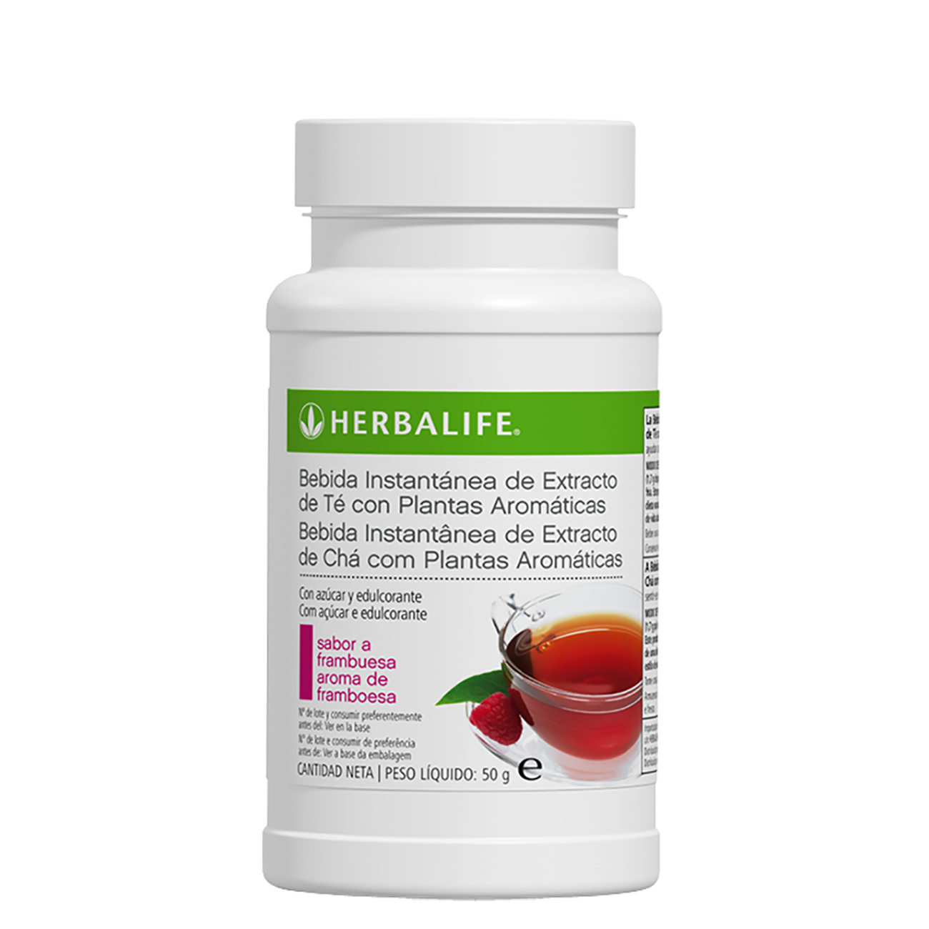 Bebida Instantânea de Extrato de Chá Extrato de Chá com plantas aromáticas Framboesa product shot
