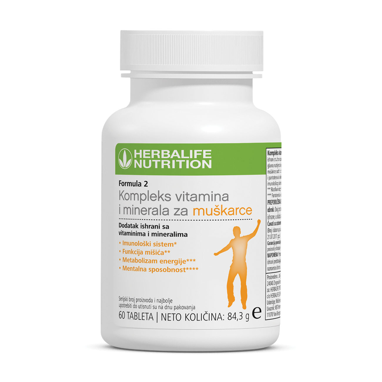 Formula 2 Kompleks vitamina i minerala za muškarce Dodatak ishrani sa vitaminima i mineralima slika proizvoda.