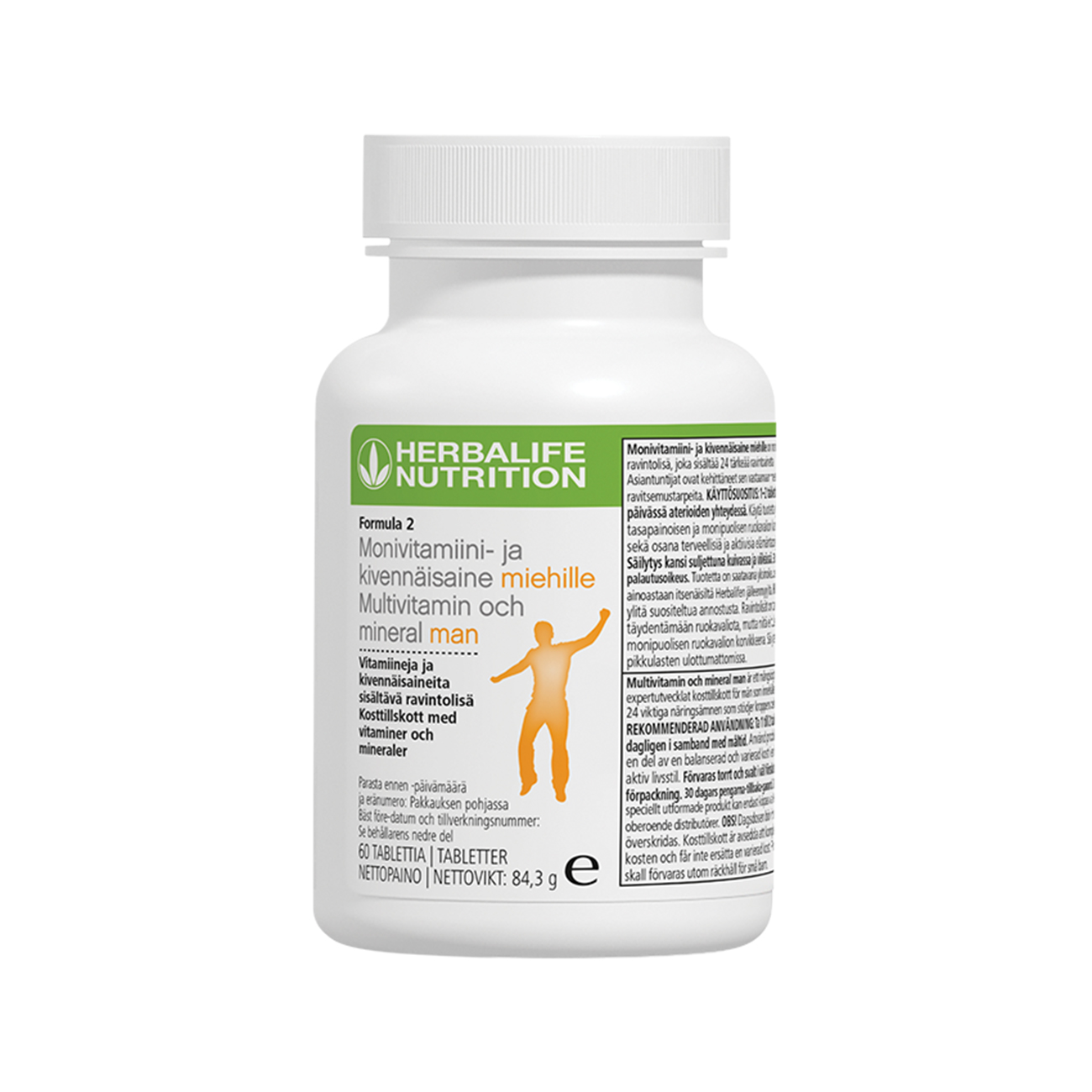 Formula 2 Vitamin & Mineral man Multivitamintillskott produktbild