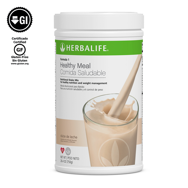 Fórmula 1 Comida Saludable Mezcla Nutricional para Batido: Dulce de Leche 750g