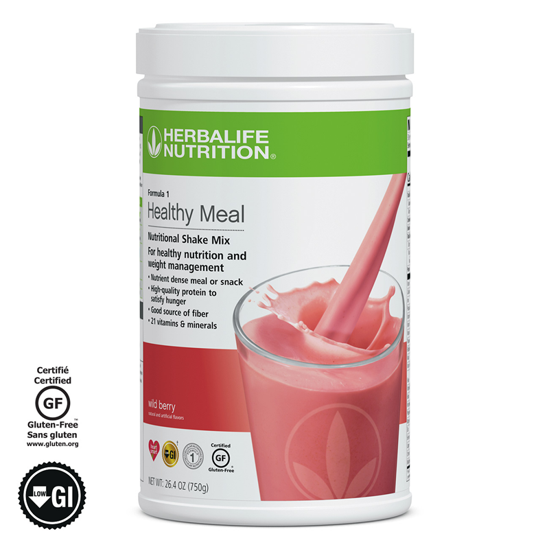Fórmula 1 Comida Saludable Mezcla Nutricional para Batido: Moras Silvestres 750g