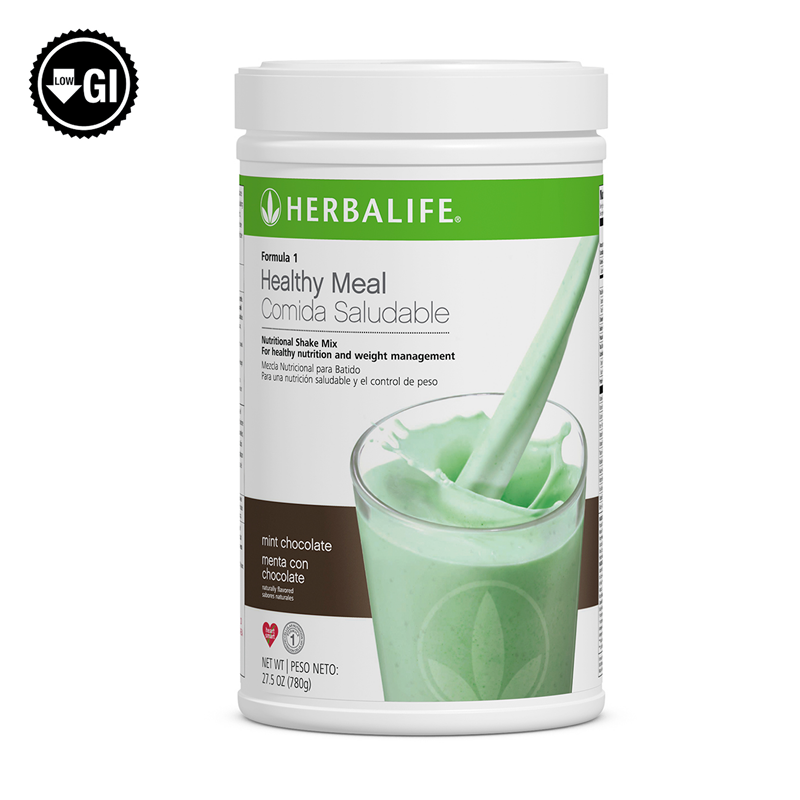 Fórmula 1 Comida Saludable Mezcla Nutricional para Batido: Menta con Chocolate 780g