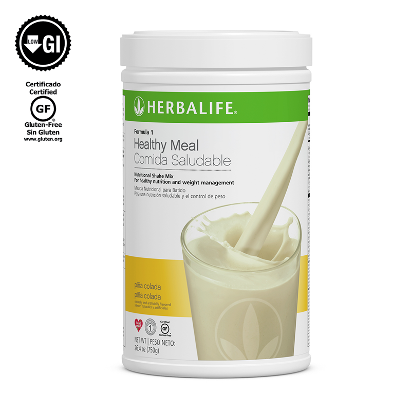 Fórmula 1 Comida Saludable Mezcla Nutricional para Batido: Piña Colada 750g