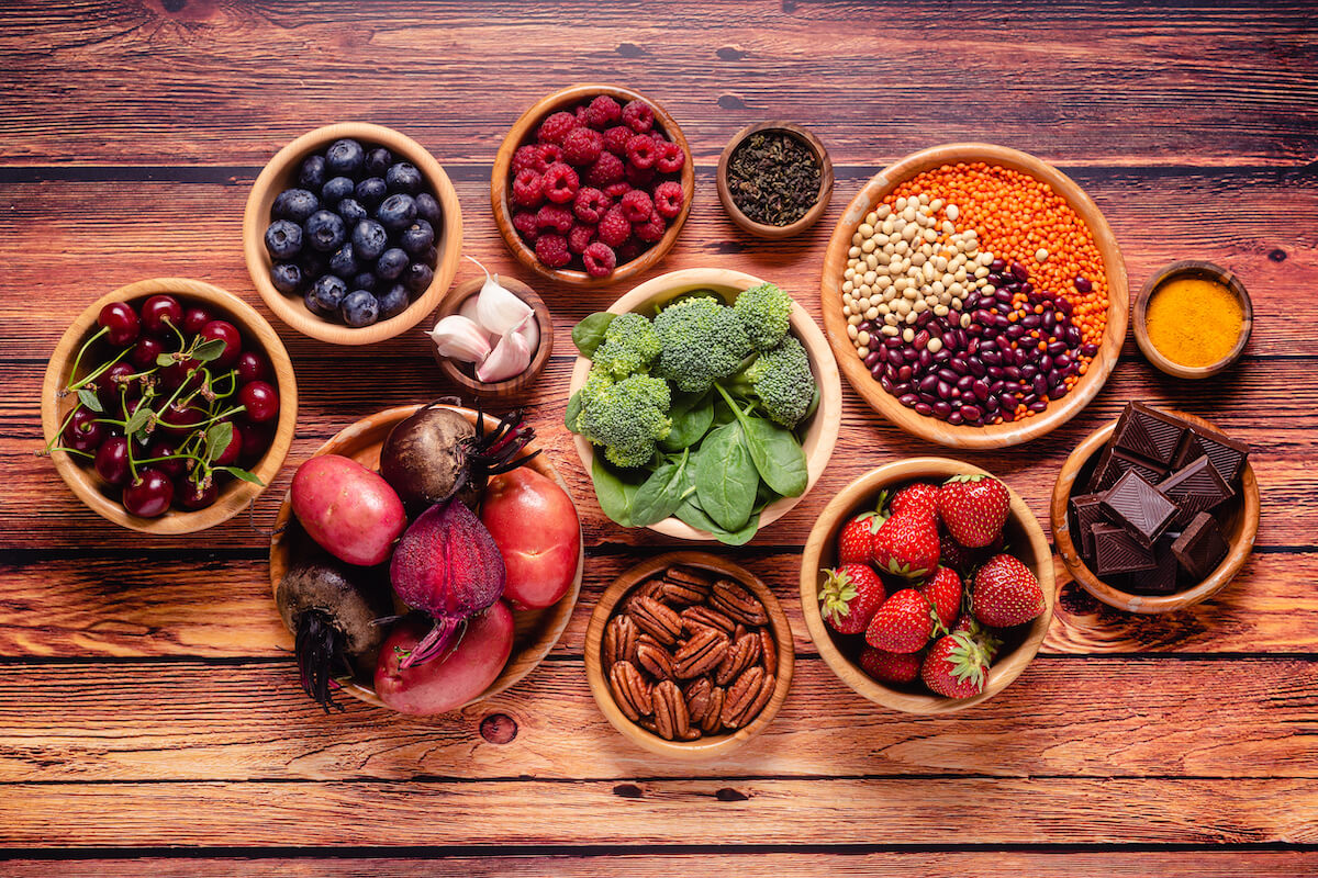 Cómo tener una alimentación rica en antioxidantes