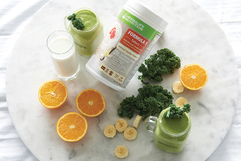 OrangeBananaKale Shake Blog