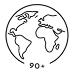 90+ Countries Across The Globe