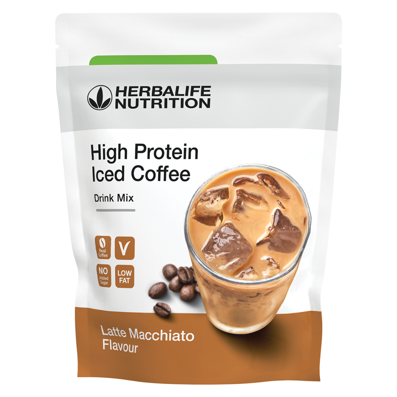 012K High Protein Iced Coffee Latte Macchiato Flavour