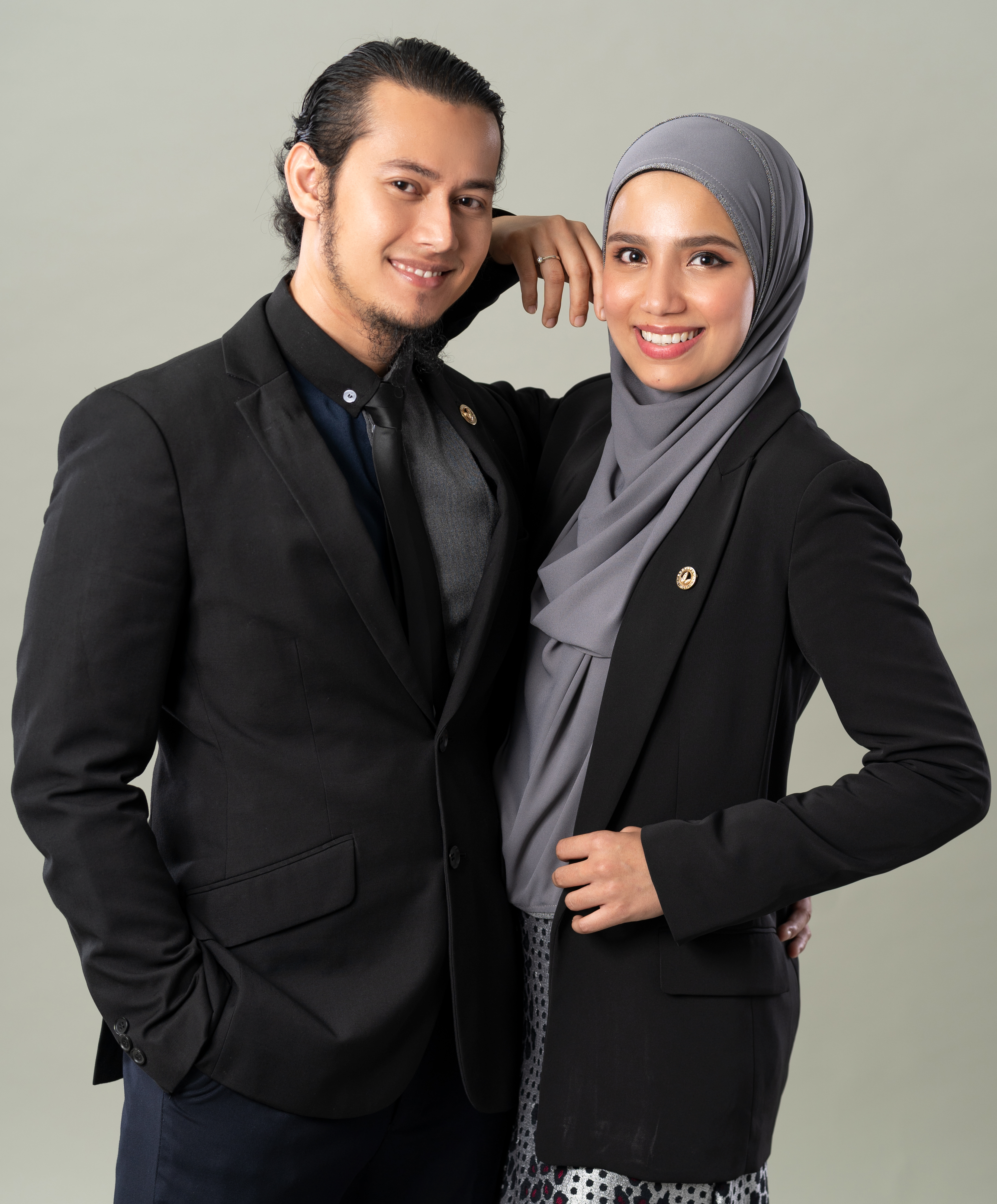Maryam Izzati and Tuan M Norhafizuddin Headshot