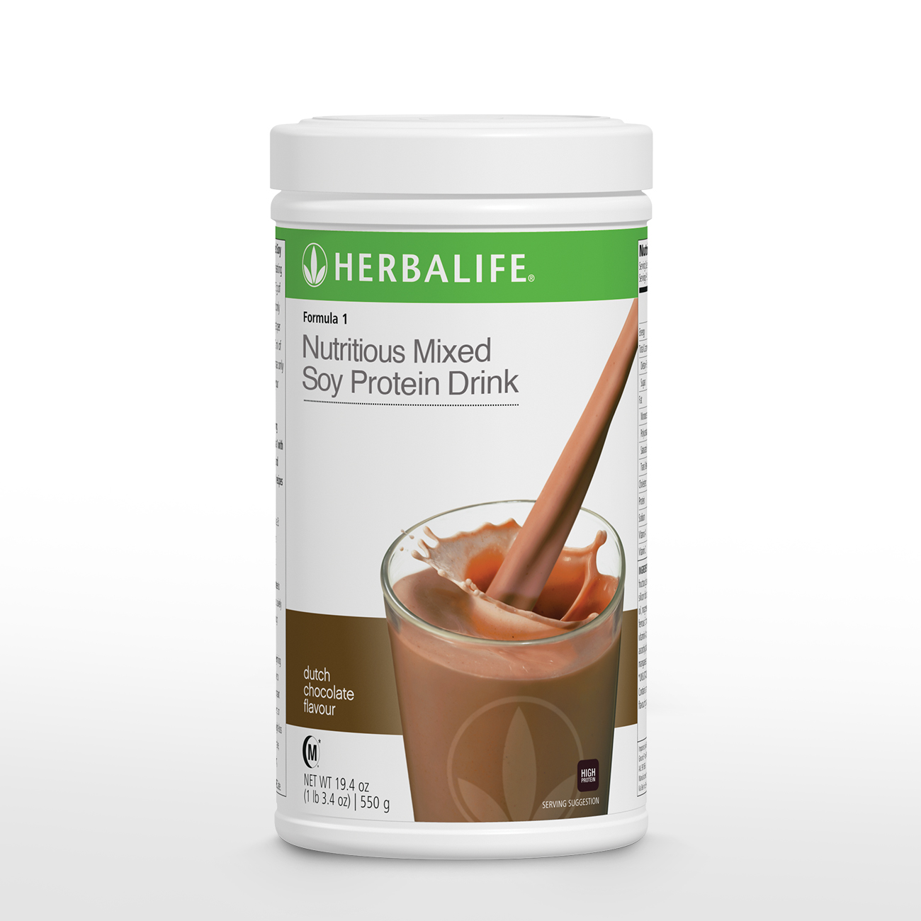 0142 Protein Shake Formula 1 Nutritous Mixed Soy Protein Drink Dutch Chocolate