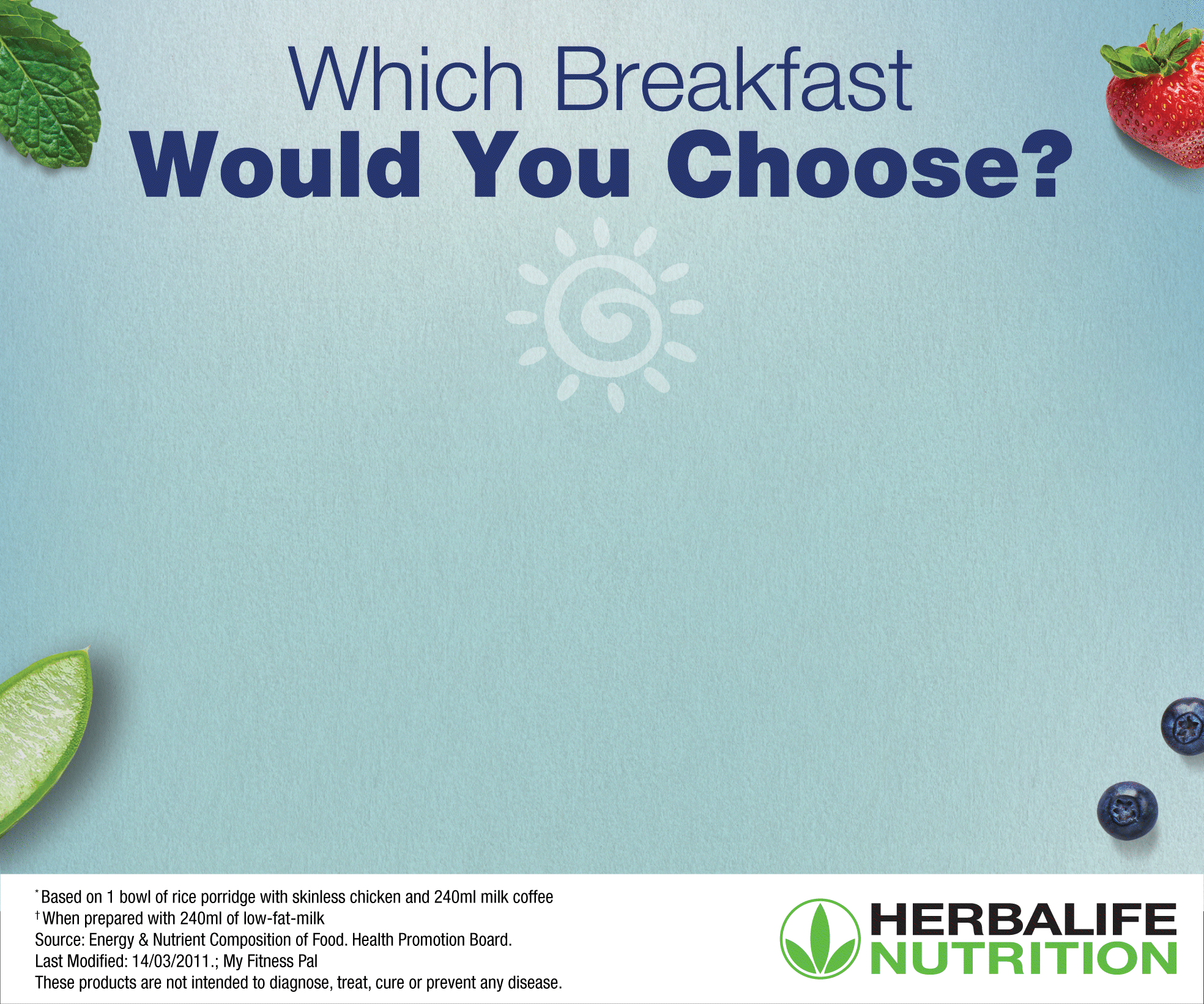 Chicken Porridge and Milk Coffee VS Herbalife Nutrition Healthy Breakfast Calories 