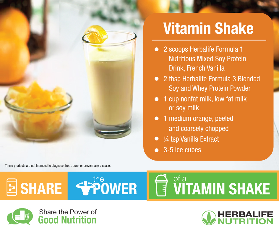 Give your body the nutritional boost with our Vitamin C Squeeze Protein Shake, high in antioxidants, vitamins and fiber.