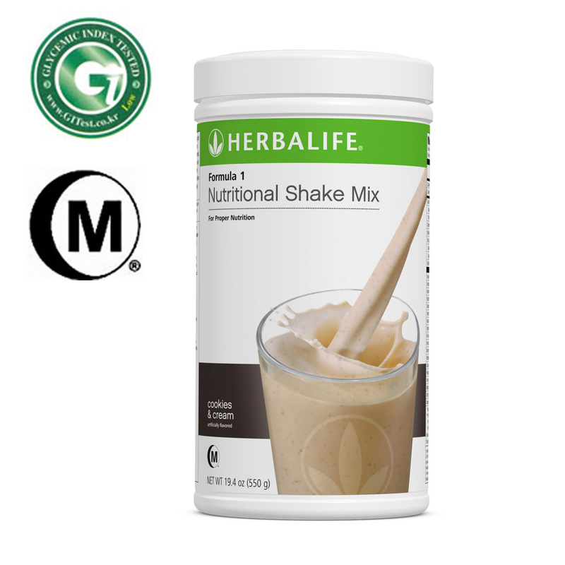 Herbalife Formula 1 Healthy Meal Nutritional Shake Mix - All Flavours 550g, Herba-Nutrition