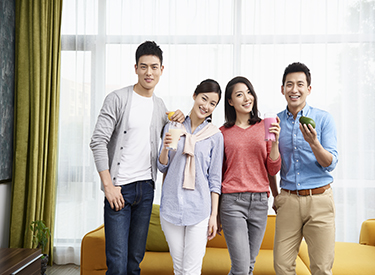 China Lifestyle Shoot - Family Posing with Products