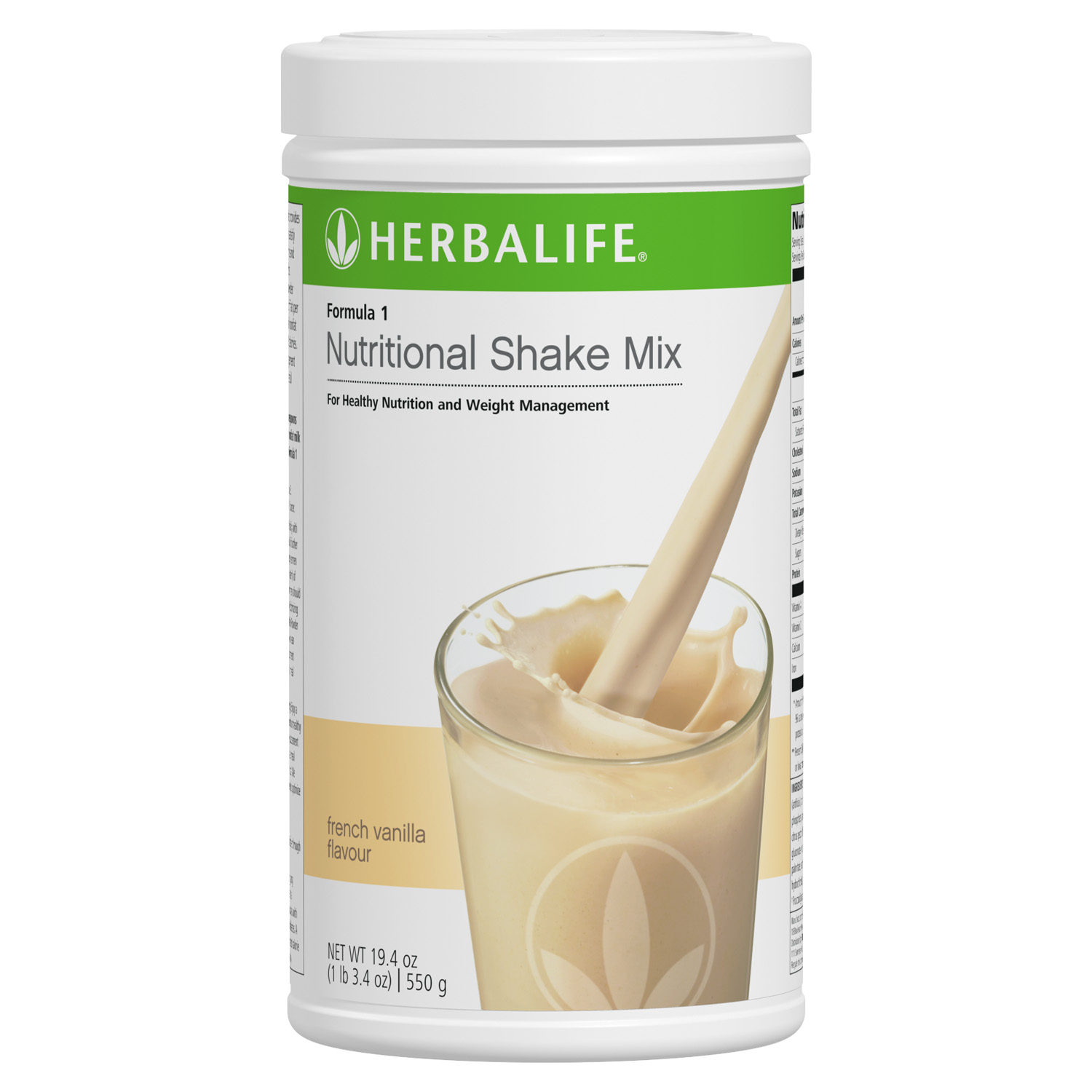 0141 Herbalife Nutrition Formula 1 Nutritional Shake Mix French Vanilla Protein
