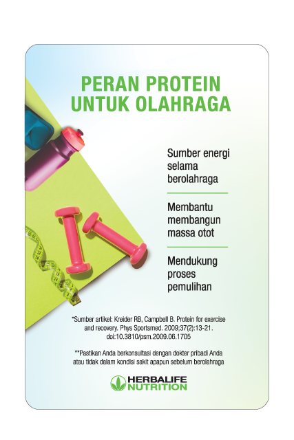 Materi Protein Training Series - Infografis Peran Protein Untuk Olahraga