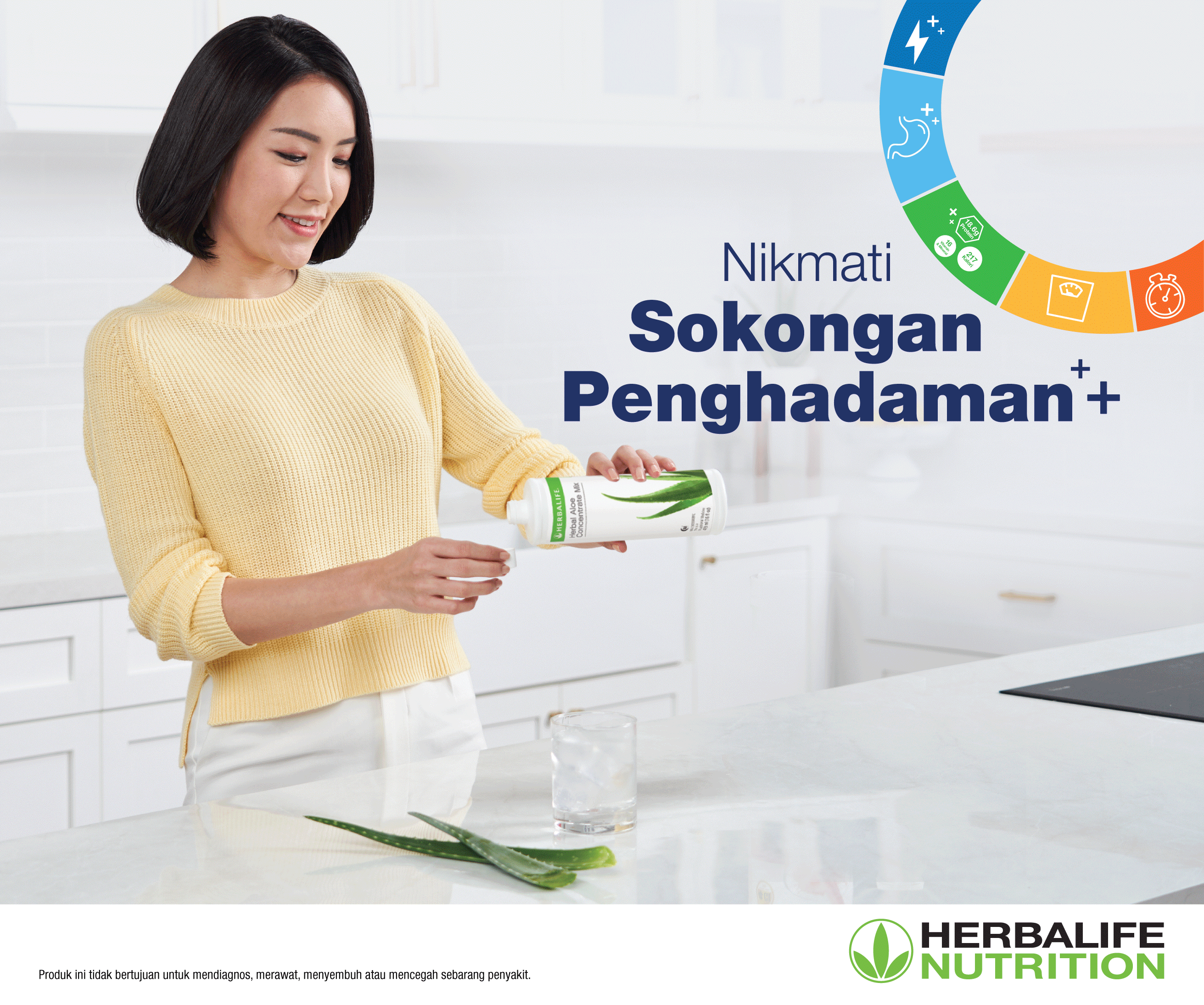 Mulakan pagi anda dengan Herbalife Nutrition Healthy Breakfast untuk penghadaman yang lebih baik.