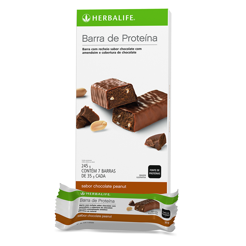 Suplemento-Proteína-Lanche Barra-de-Proteína-Chocolate-Peanut