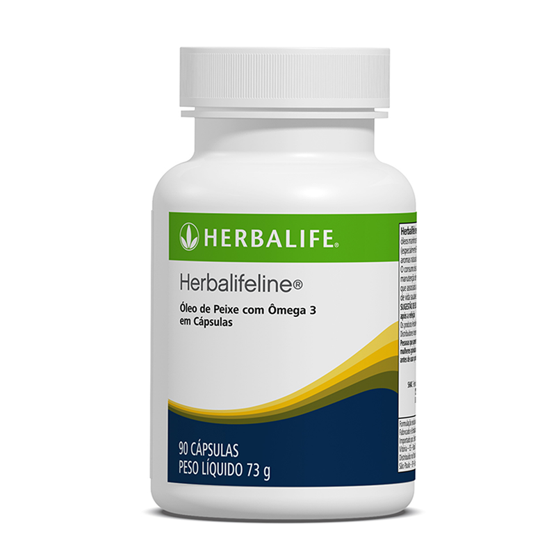 Ômega3-Óleo-Peixe-Suplemento Herbalifeline®-90-Cápsulas