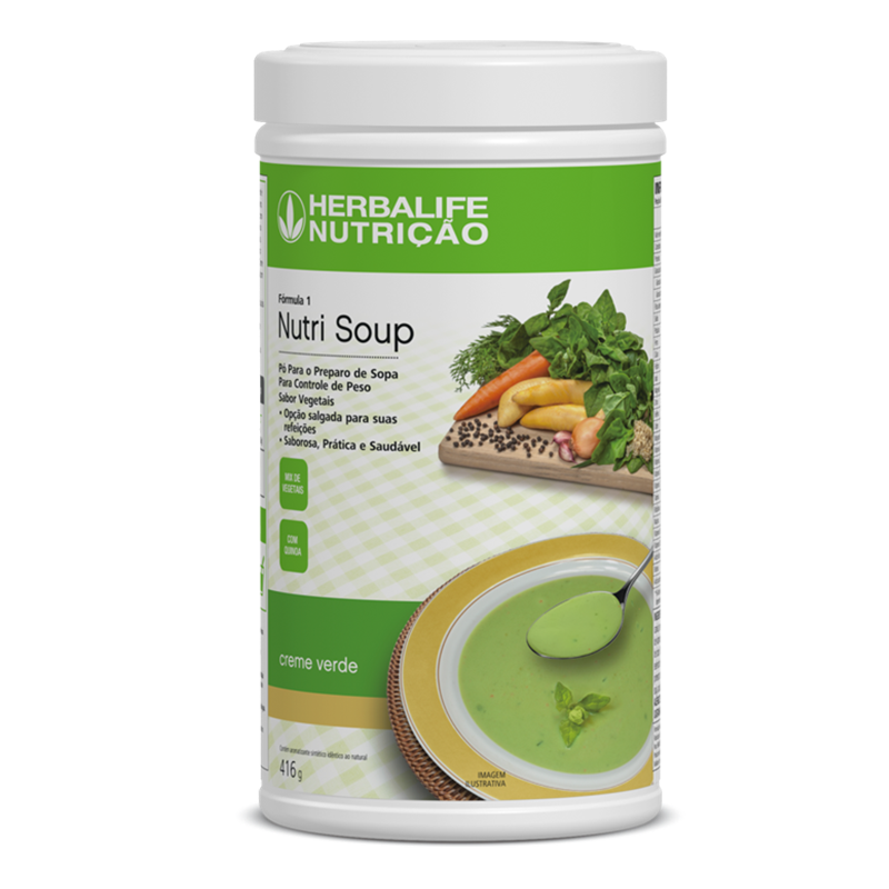 Proteína-Substituto-Refeição Nutri-Soup-Creme-Verde