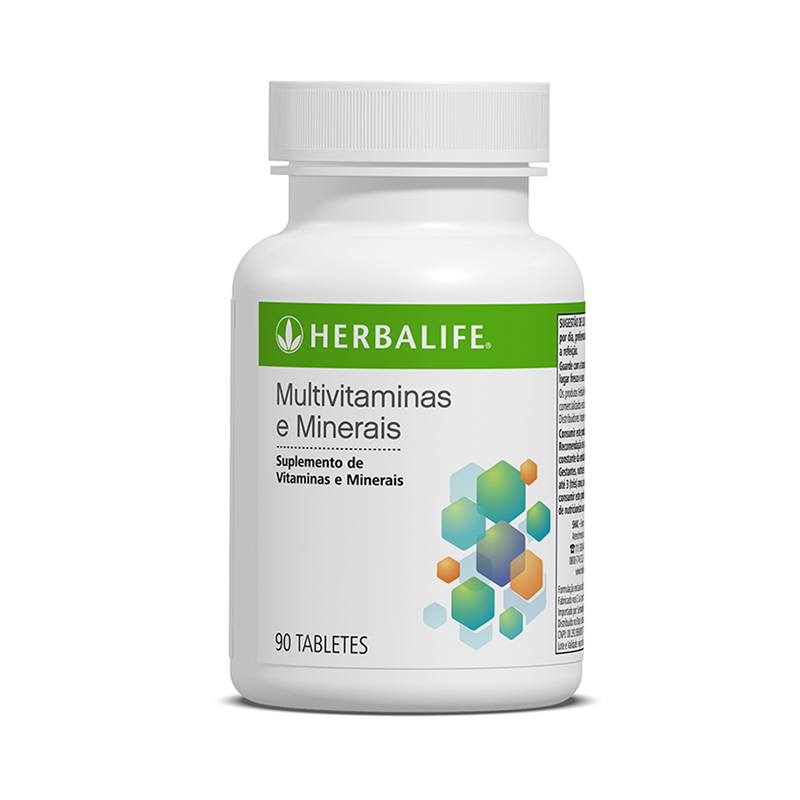 Suplemento-Vitaminas-Minerais Multivitaminas-e-Minerais-90-Tabletes
