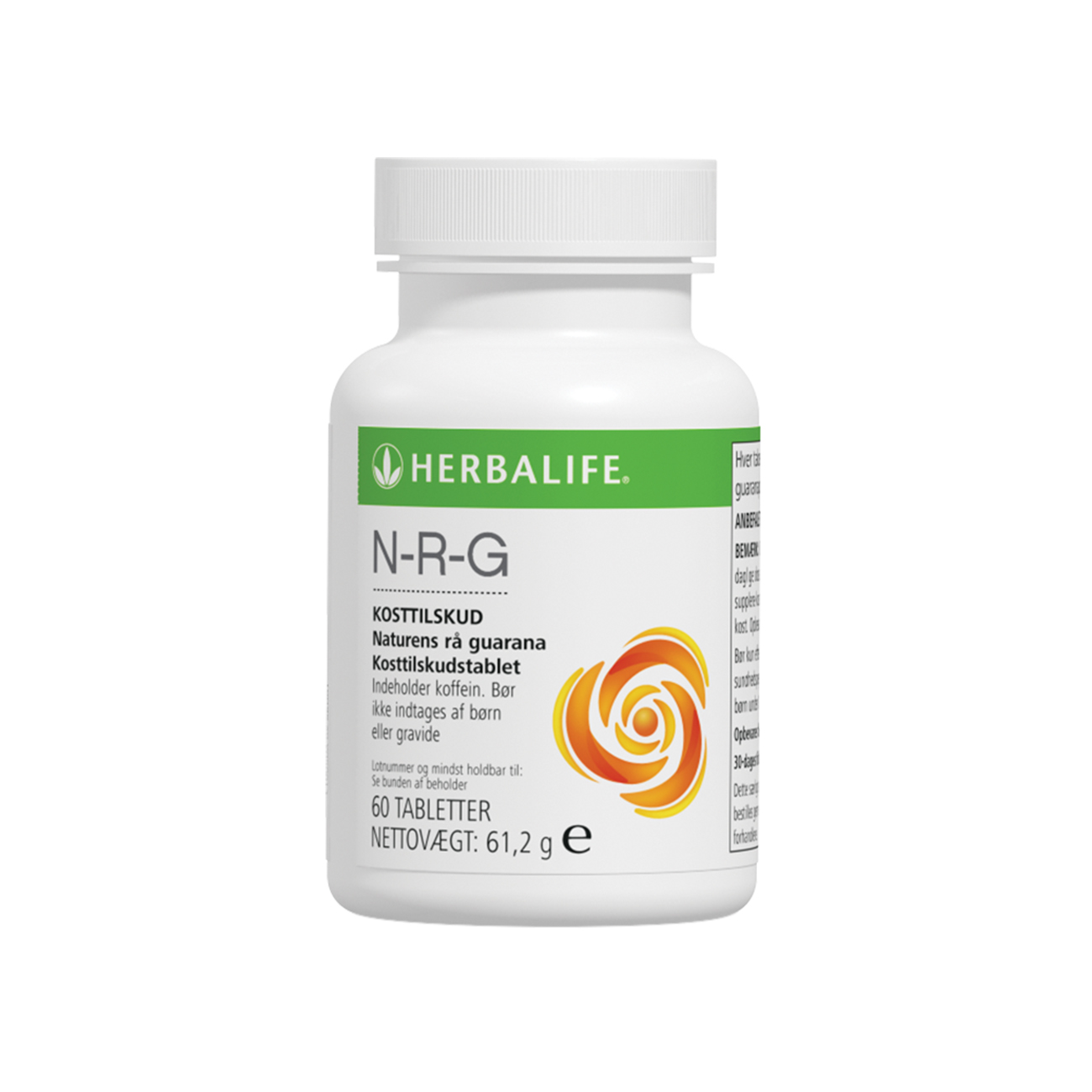 N-R-G Nature's Raw Guarana Koffeintilskud product