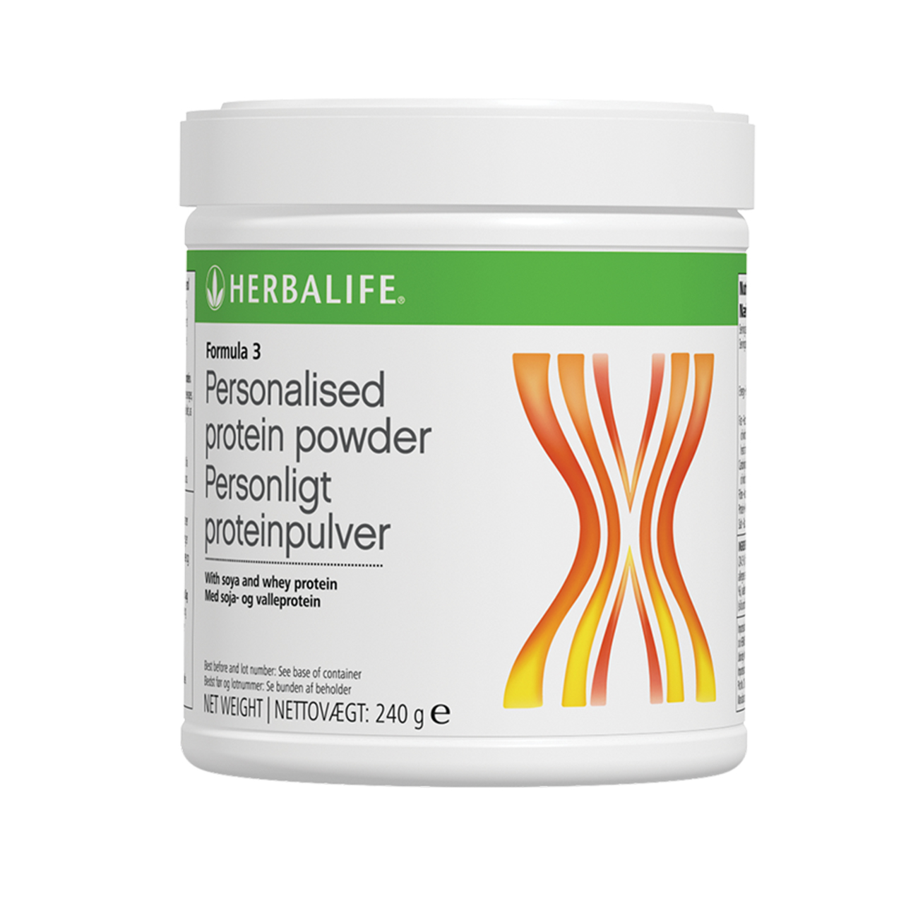 Personalised protein powder produkt