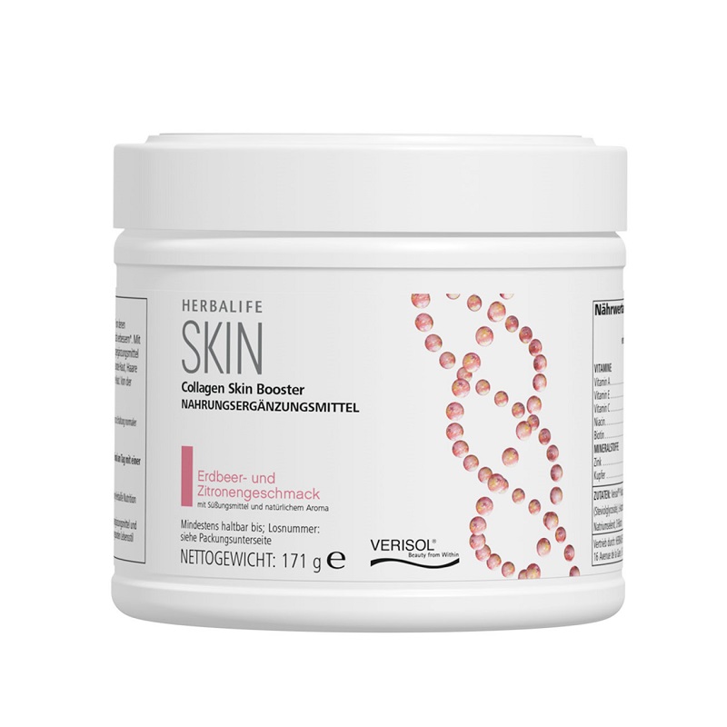 Collagen Skin Booster Ernährung für deine Haut Erdbeer- und Zitronengeschmack 171 g