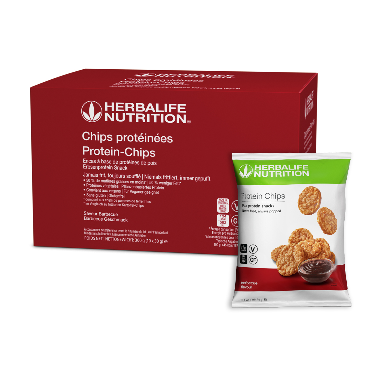 Protein Chips Barbecue Geschmack