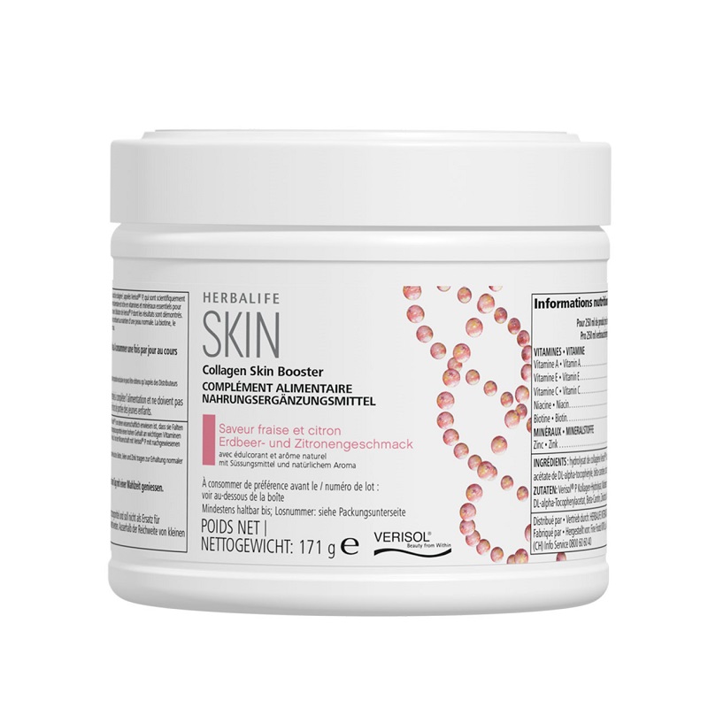 Collagen Skin Booster Ernährung für deine Haut Erdbeer- und Zitronengeschmack 171 g