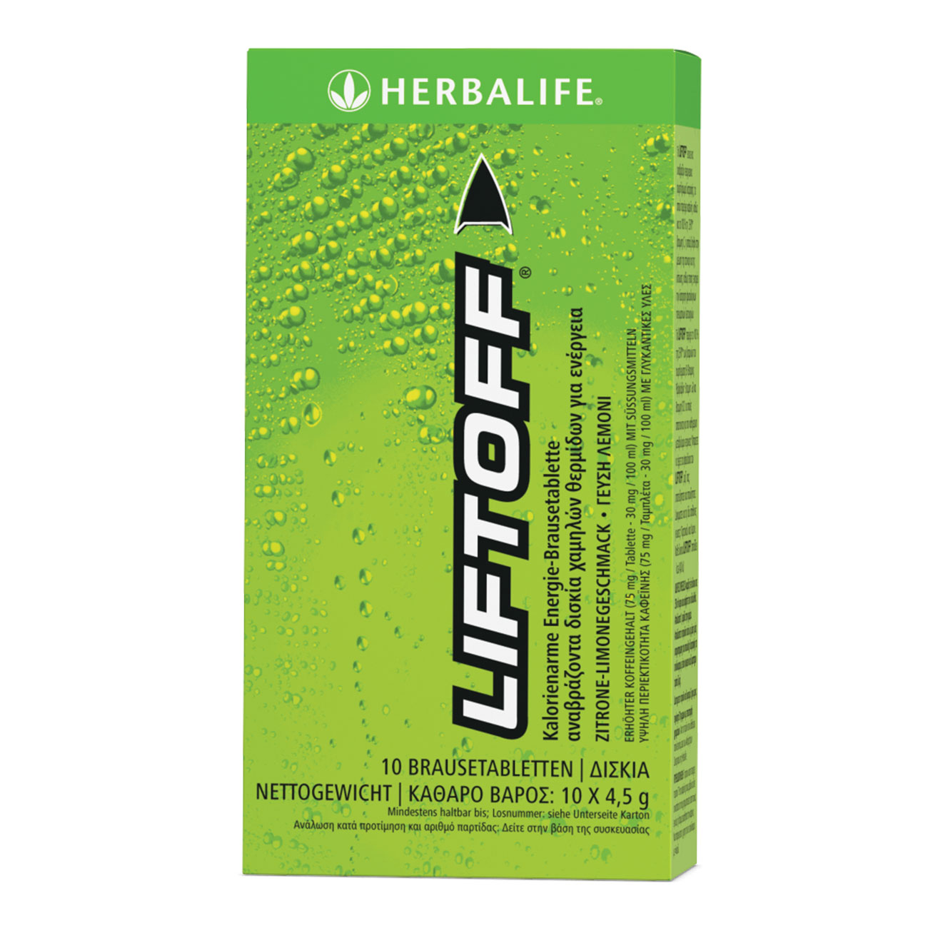 Lift Off®  Αναβράζον Ενεργειακό Ποτό  με Γεύση Λεμόνι product shot