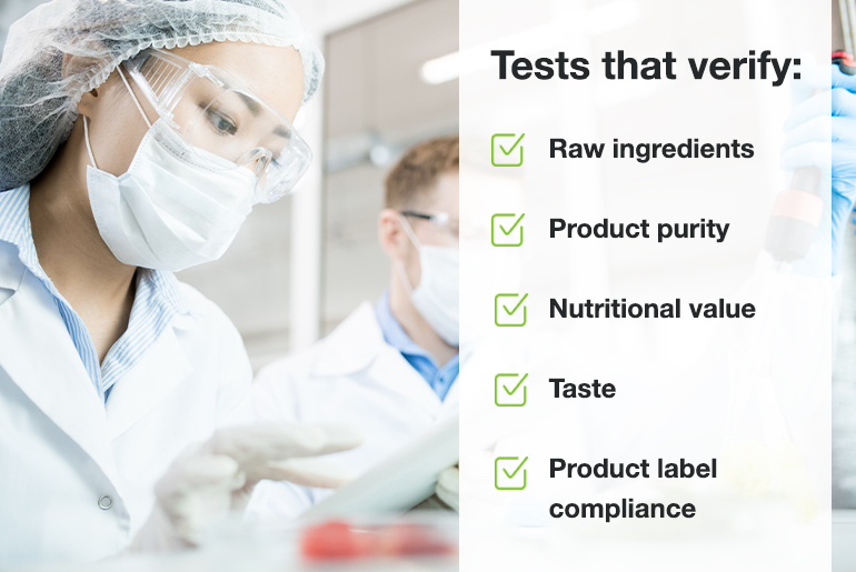 Herbalife Nutrition product and label compliance tests