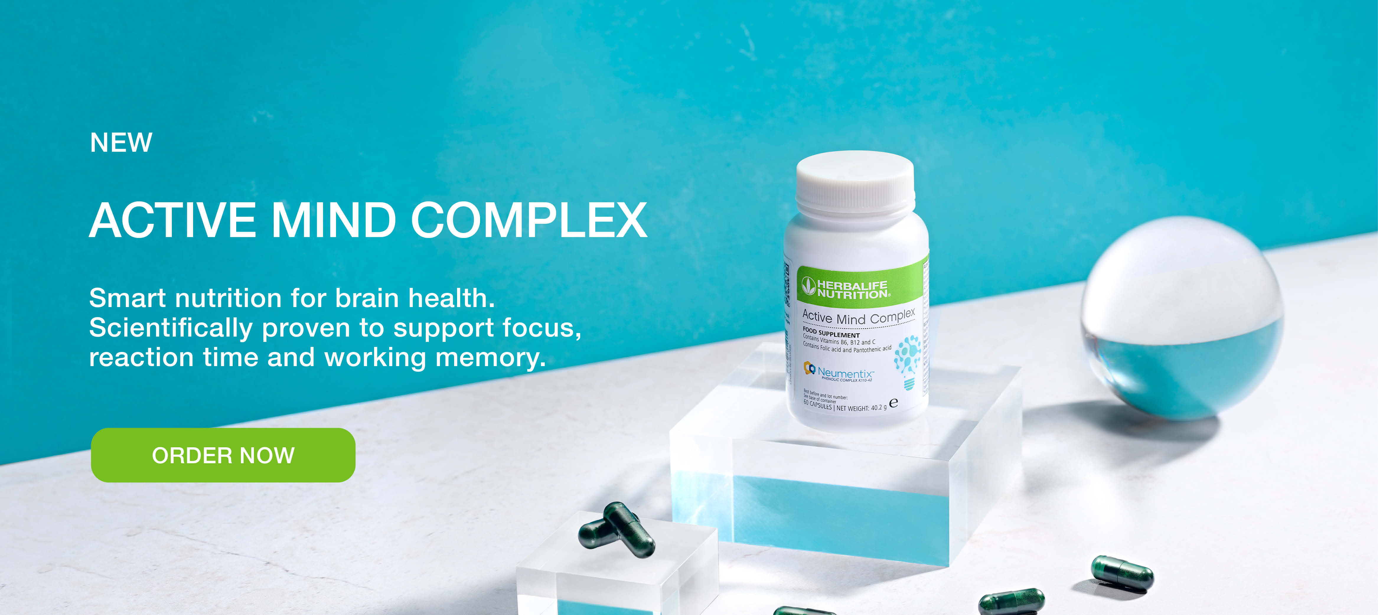 Active Mind Complex Supplement capsules
