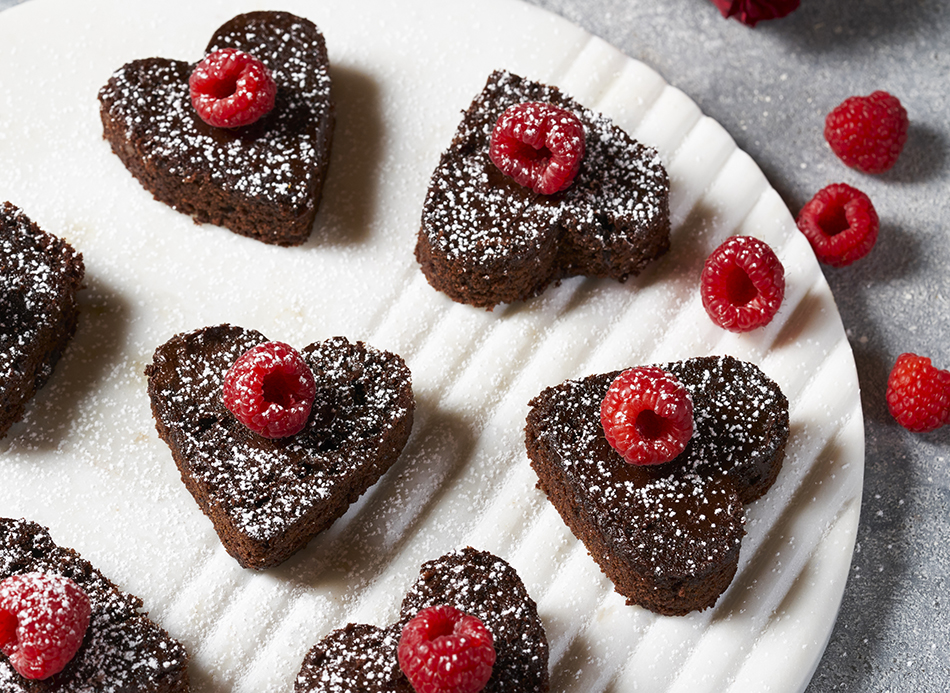 Valentines Day Protein Brownie          