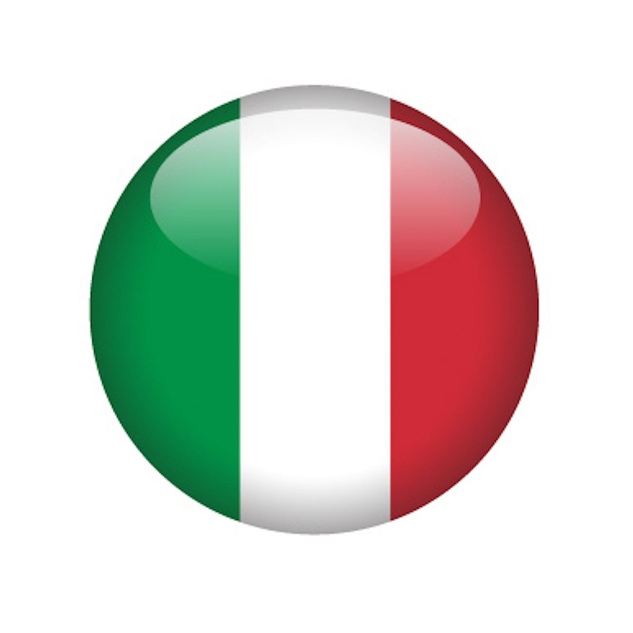 italy country flag round icon