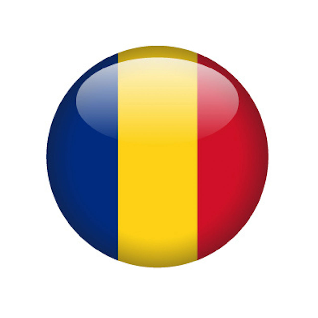 romania country flag round icon