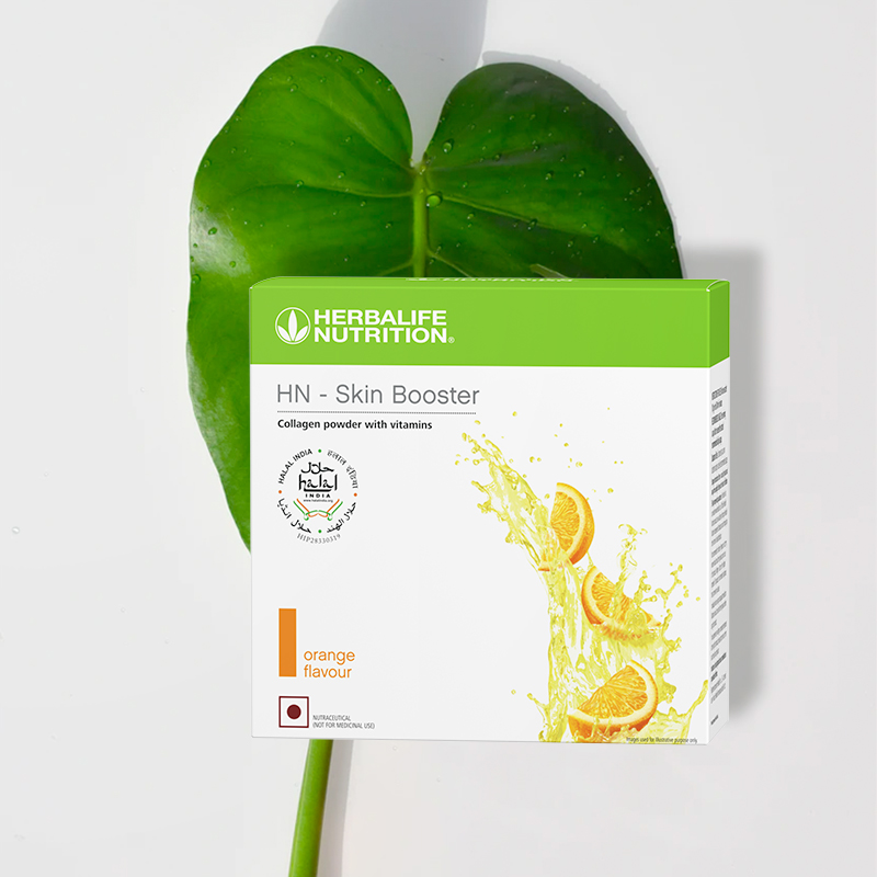 A product shot of Herbalife Nutrtion Skin Booster