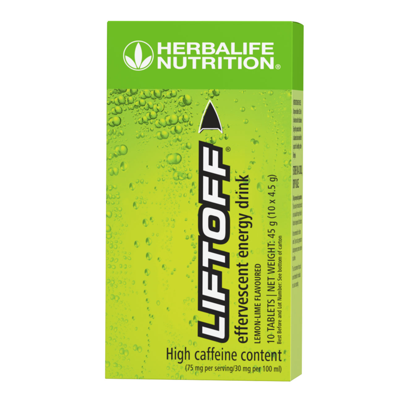 Lift Off® Energy Drink Lemon-Lime product shot.