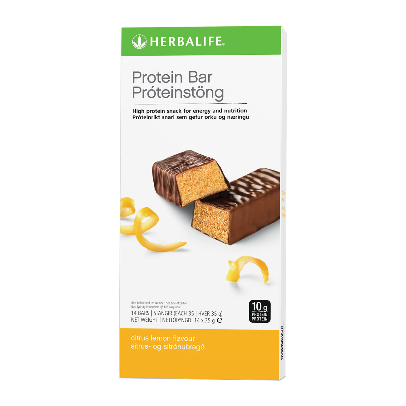 Protein Bars  Citrus Lemon product shot.