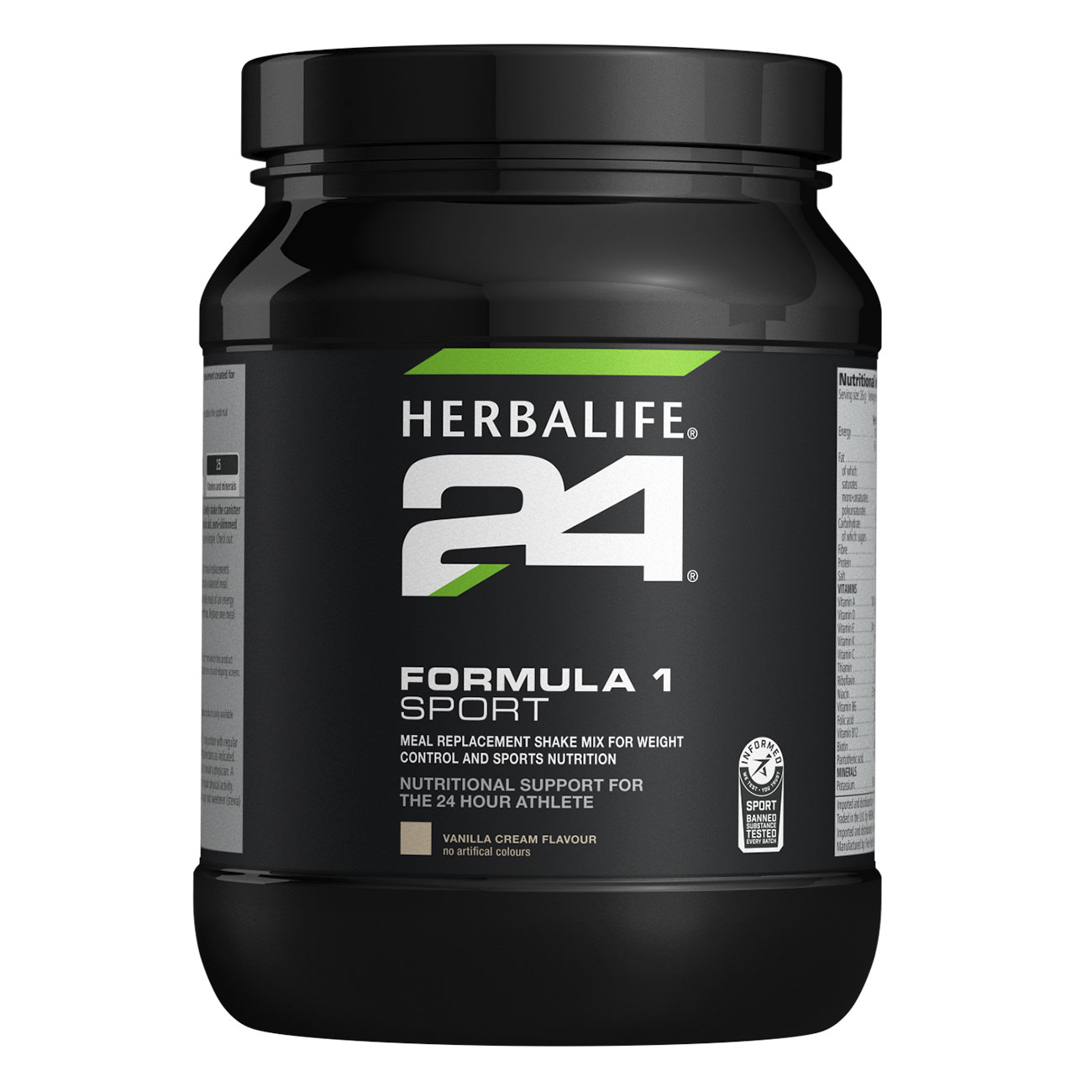 Herbalife24® Formula 1 Sport Protein Shake Vanilla Cream product shot.