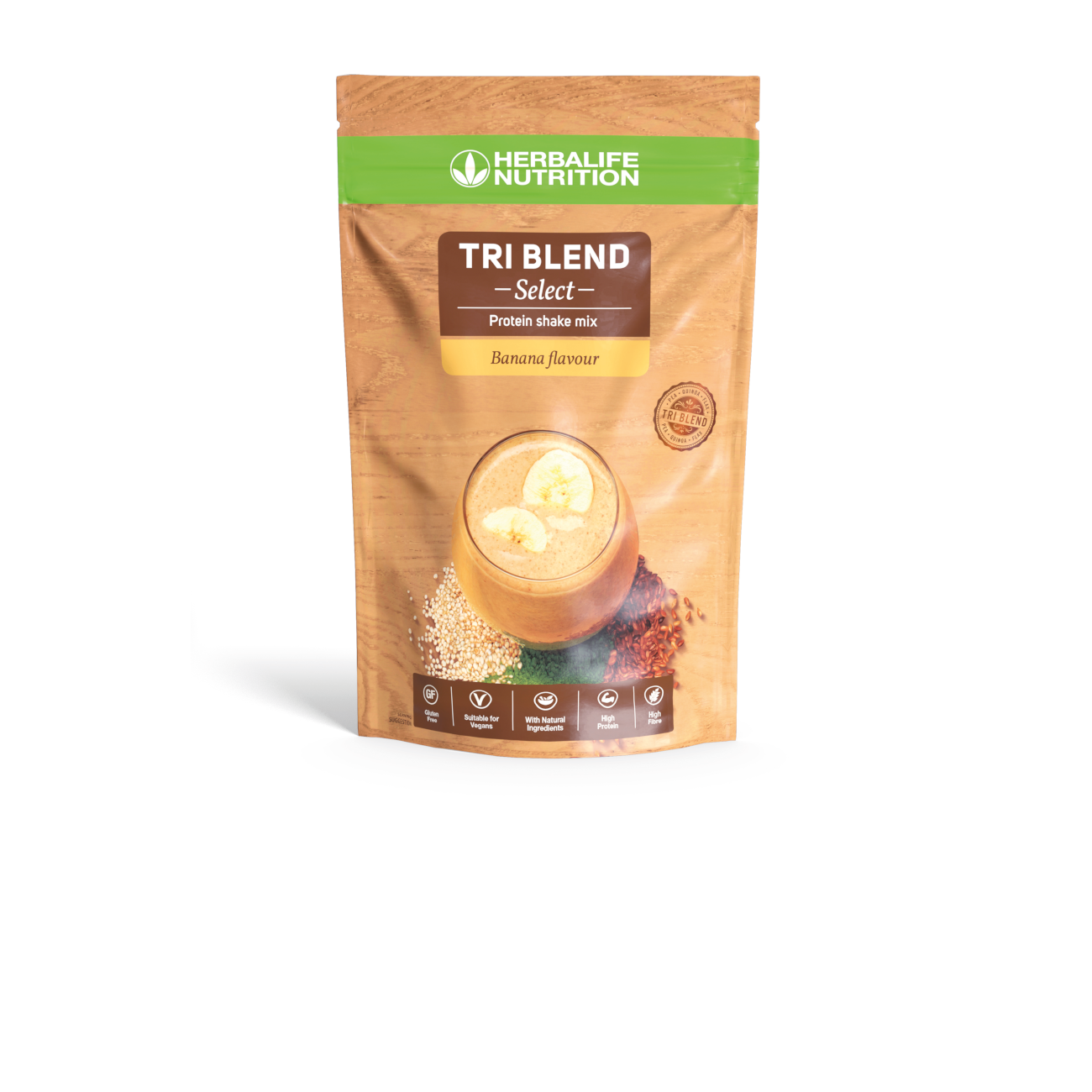 Tri Blend Select Protein Shake Mix Banana Flavoured product shot