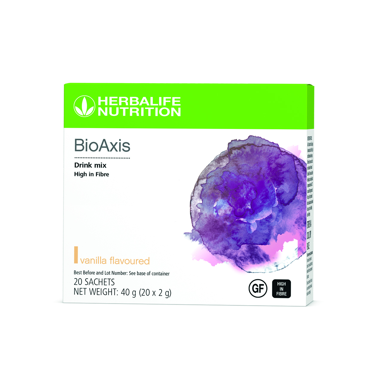 BioAxis, powdered food supplement formulated with a combination of probiotics and prebiotic fibre.