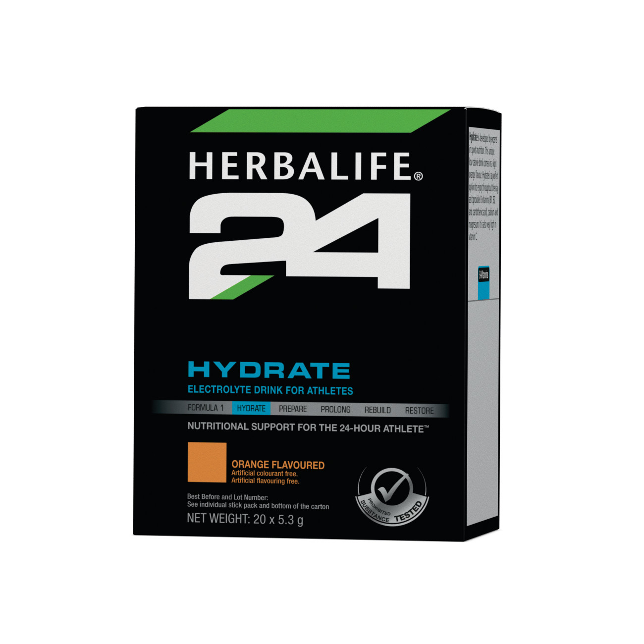 Herbalife24Â® Hydrate Electrolyte Drink Orange Flavoured product shot
