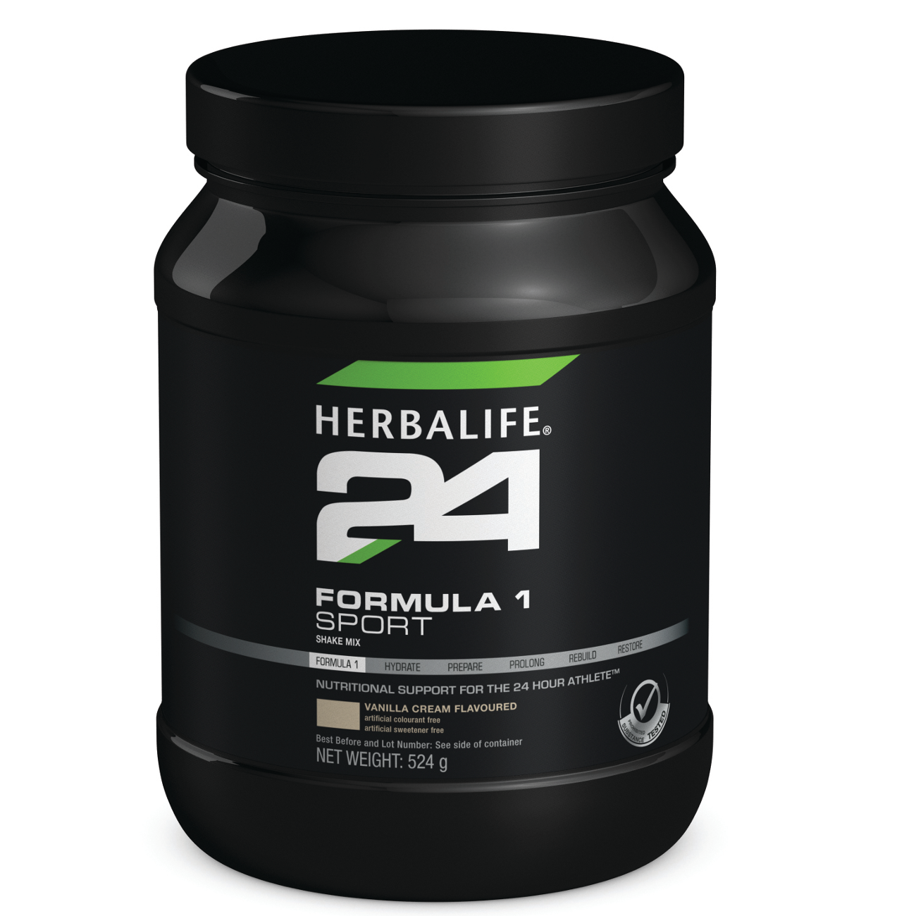 Herbalife24Â® Formula 1 Sports Shake Mix Vanilla Cream Flavoured product shot