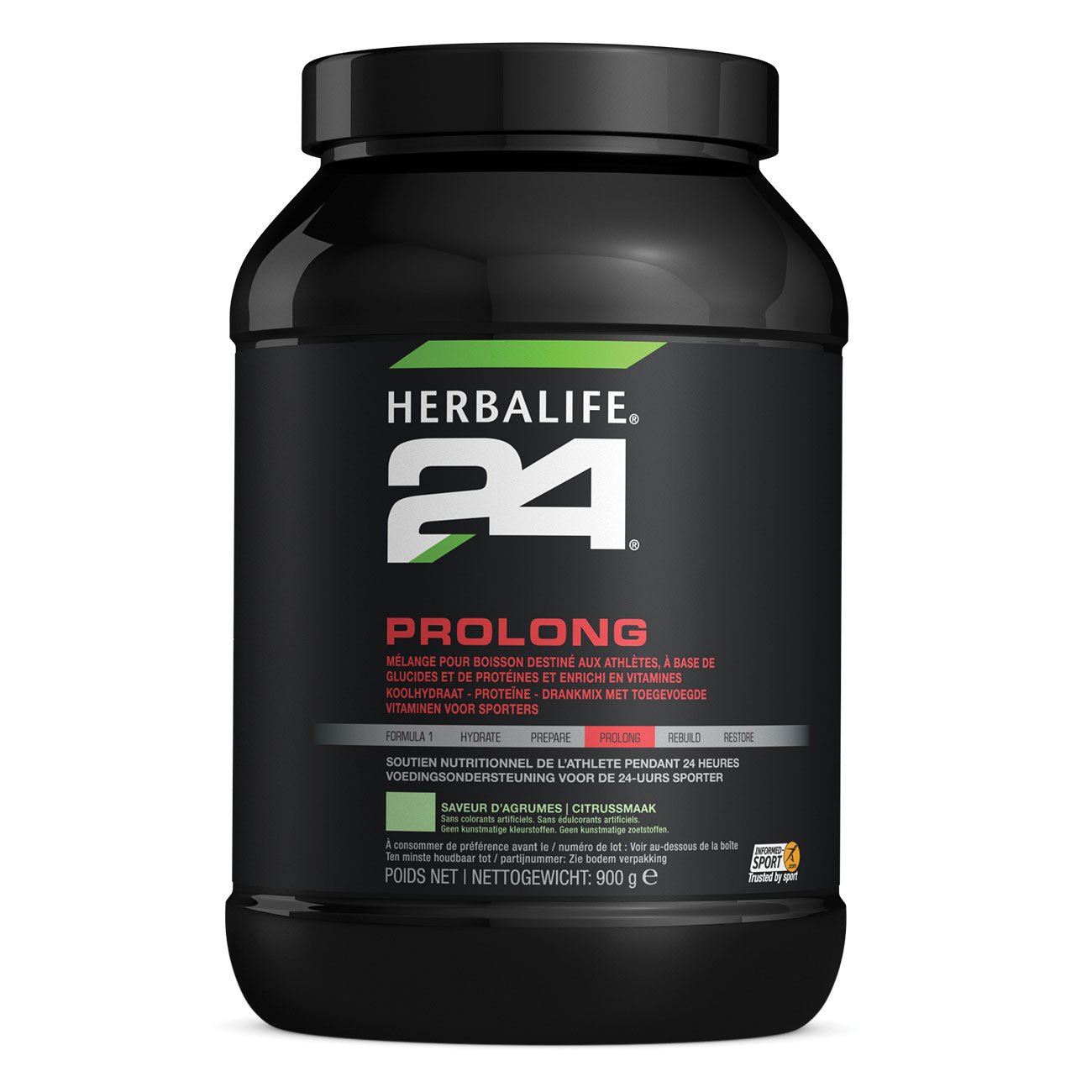Herbalife24® Prolong Boisson à base de glucides et de protéines Agrumes product shot