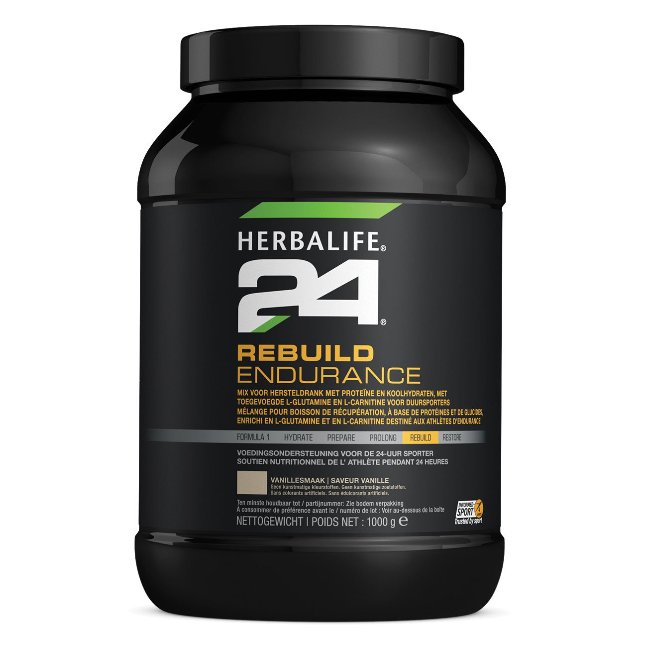 Herbalife24® Rebuild Endurance Boisson glucidique de récupération Vanille product shot